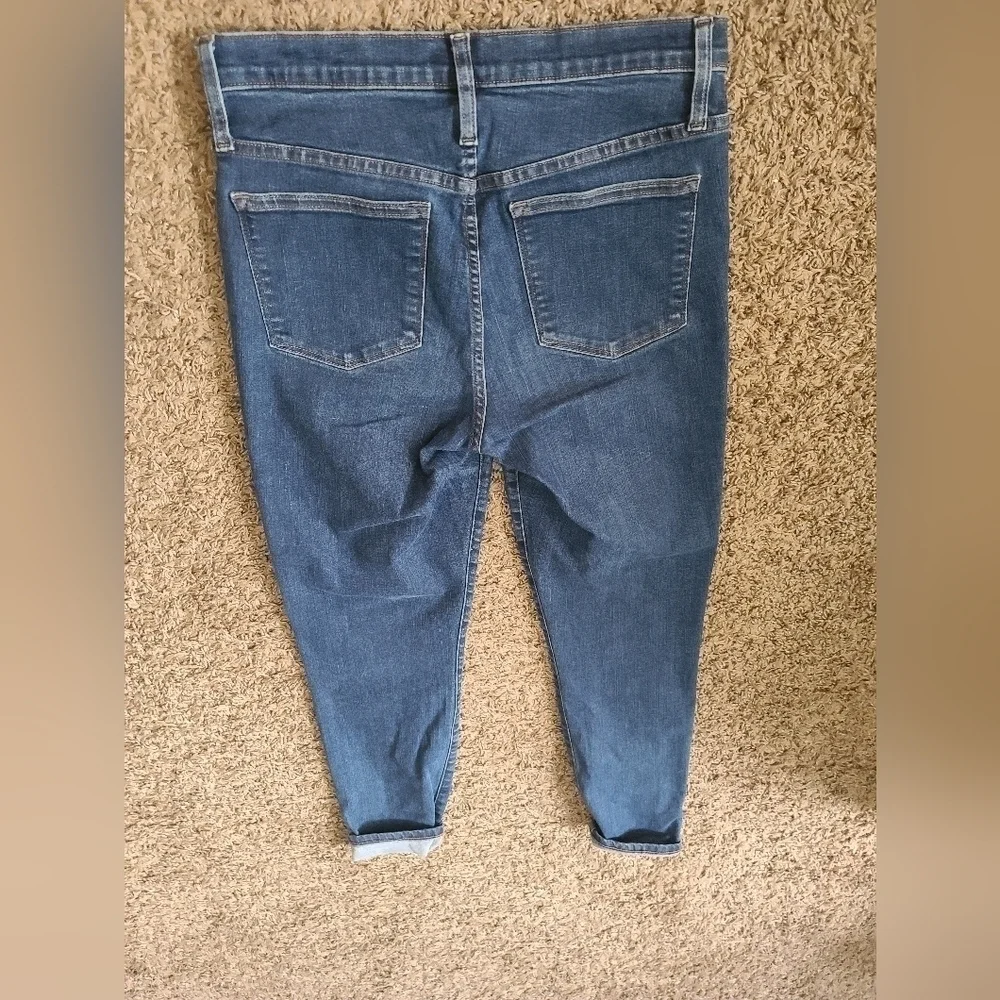 J.Crew High Rise Toothpick Jeans Light Wash Size 30 Skinny